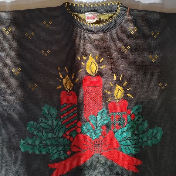 Vintage Holiday Time Christmas Sweater Extra Large or Oversized for any body. - Picture 3 of 7